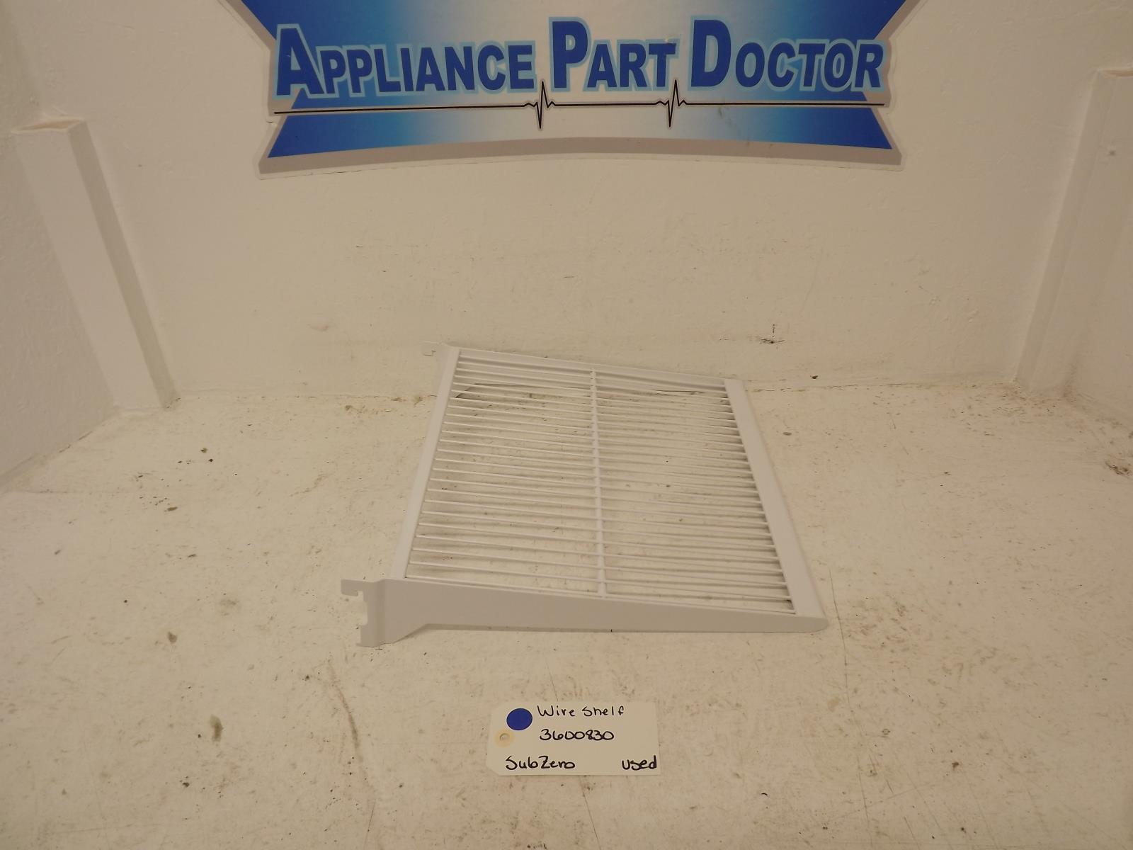 SubZero Refrigerator 3600830 Model #590 Wire Shelf Used SubZero Refrigerator 3600830 Model #590 Wire Shelf Used